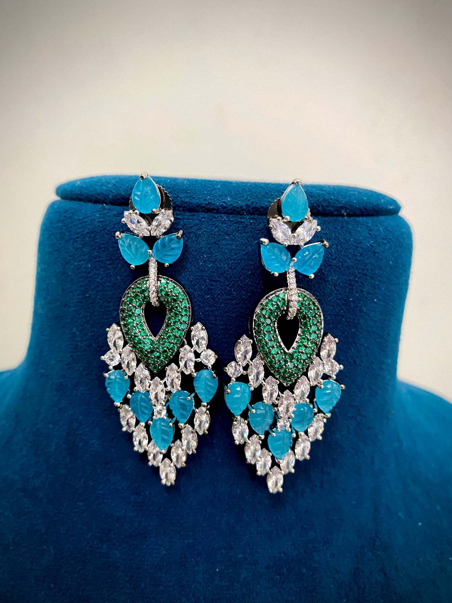 Firdoz Peacock Earrings