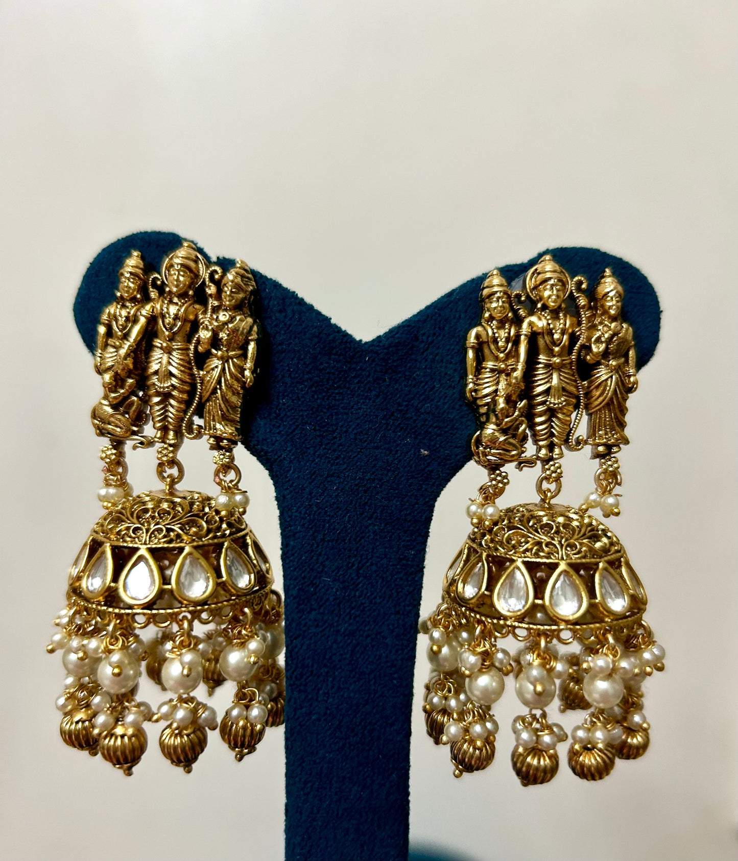 Ram Darbar kundan necklace set