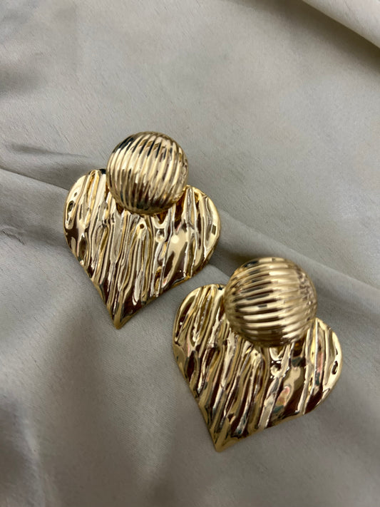 Drop Heart earrings