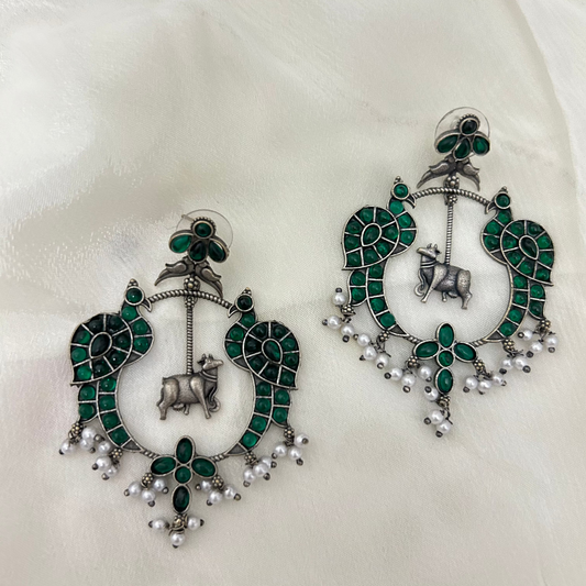 Bagicha Oxidised Earrings