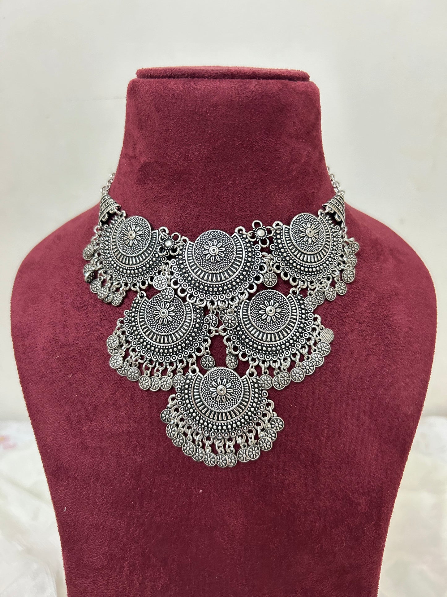 Riti Oxidised Necklace