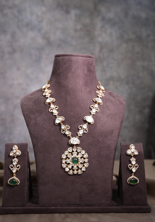 Shruha kundan Necklace set