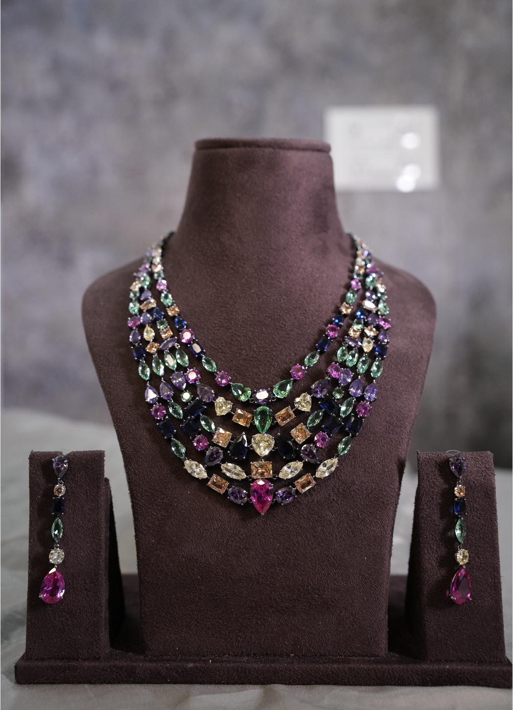 Diana Multicolor layered Necklace