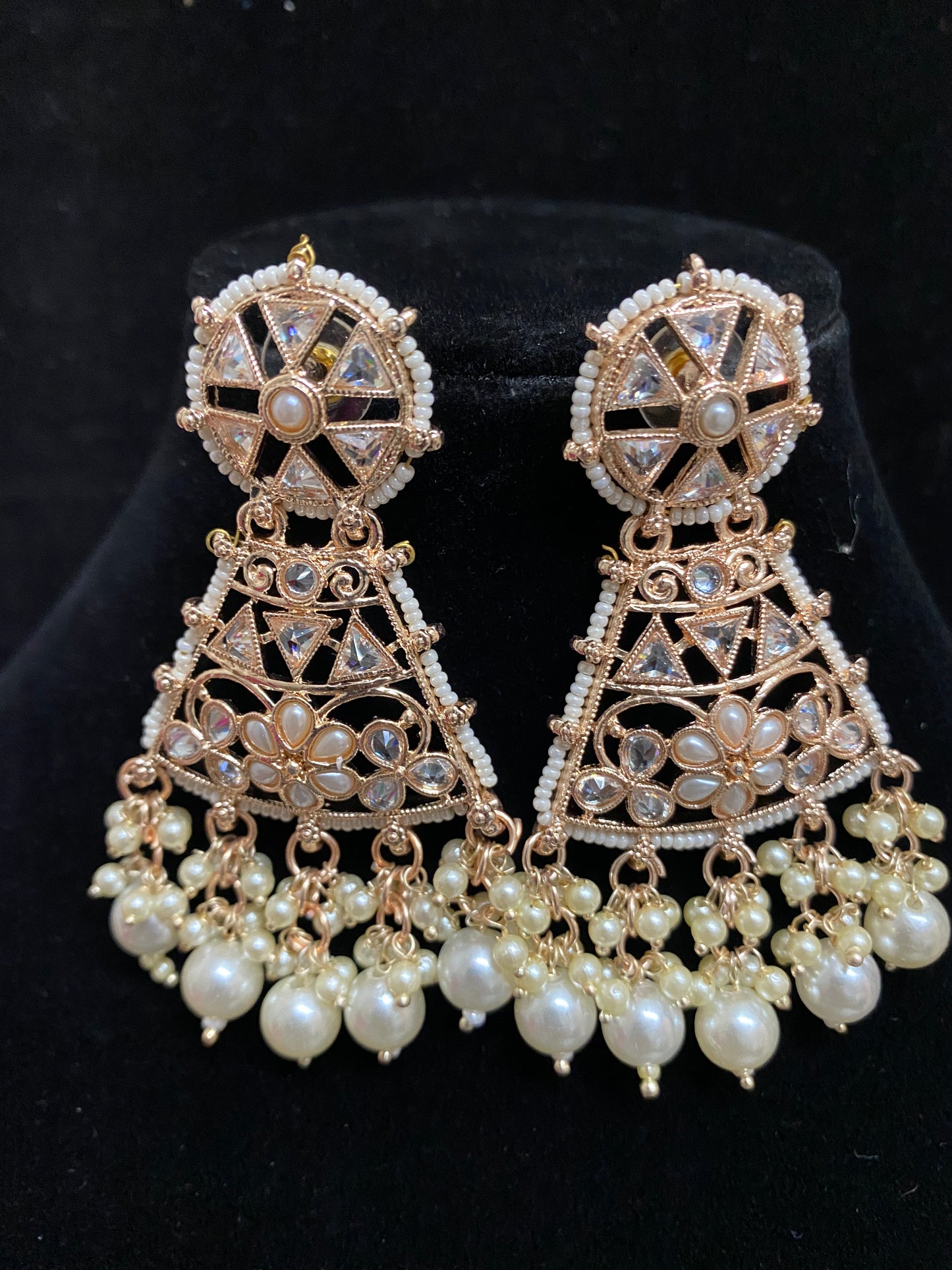 Pearl earrings